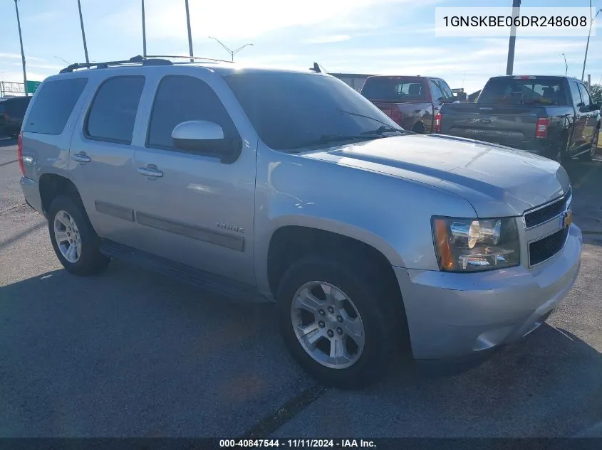 2013 Chevrolet Tahoe Lt VIN: 1GNSKBE06DR248608 Lot: 40847544