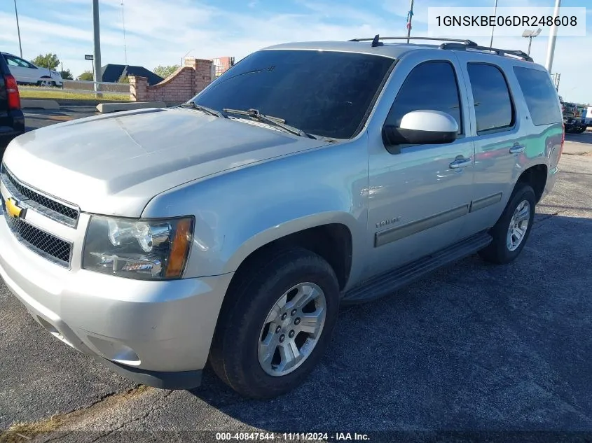 2013 Chevrolet Tahoe Lt VIN: 1GNSKBE06DR248608 Lot: 40847544