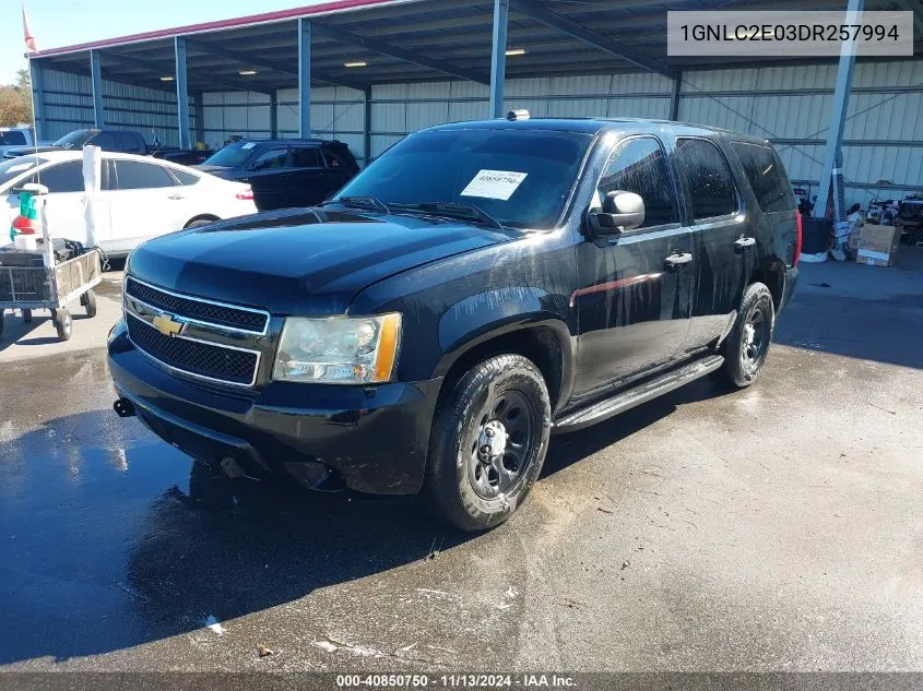 1GNLC2E03DR257994 2013 Chevrolet Tahoe Commercial Fleet