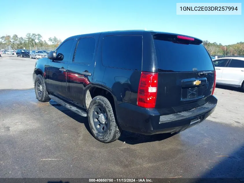 1GNLC2E03DR257994 2013 Chevrolet Tahoe Commercial Fleet