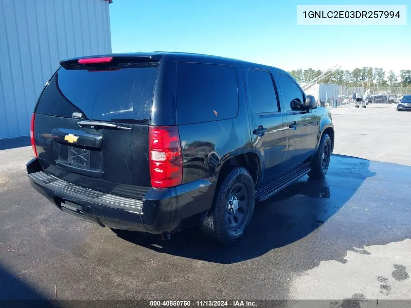 1GNLC2E03DR257994 2013 Chevrolet Tahoe Commercial Fleet