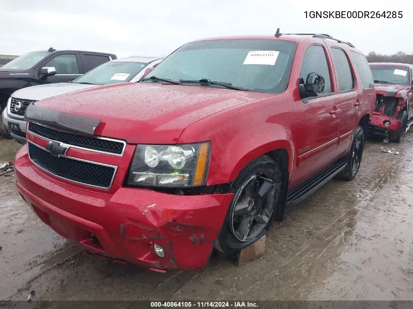 2013 Chevrolet Tahoe Lt VIN: 1GNSKBE00DR264285 Lot: 40864105