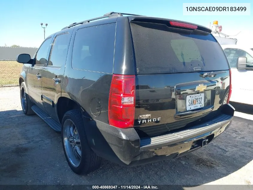 2013 Chevrolet Tahoe Ls VIN: 1GNSCAE09DR183499 Lot: 40869347