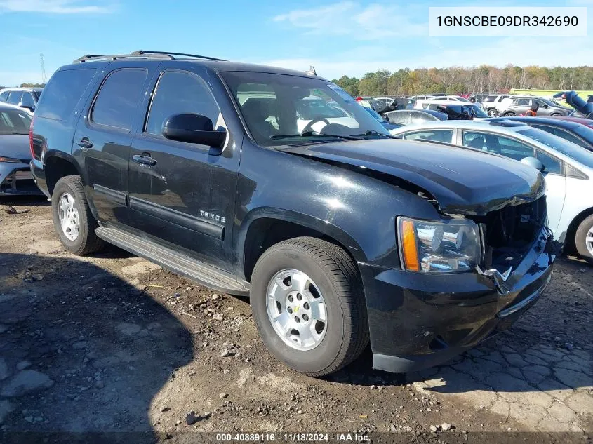 2013 Chevrolet Tahoe Lt VIN: 1GNSCBE09DR342690 Lot: 40889116