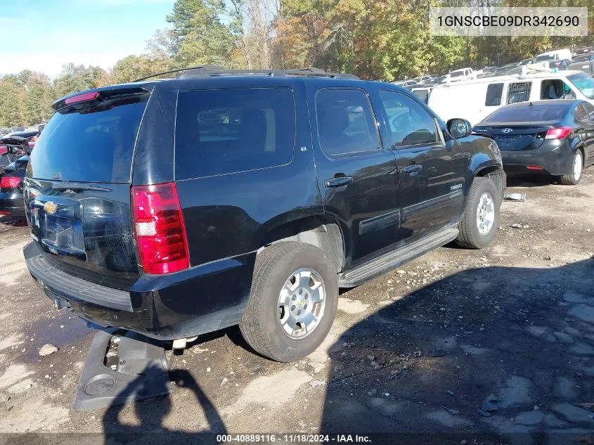 2013 Chevrolet Tahoe Lt VIN: 1GNSCBE09DR342690 Lot: 40889116