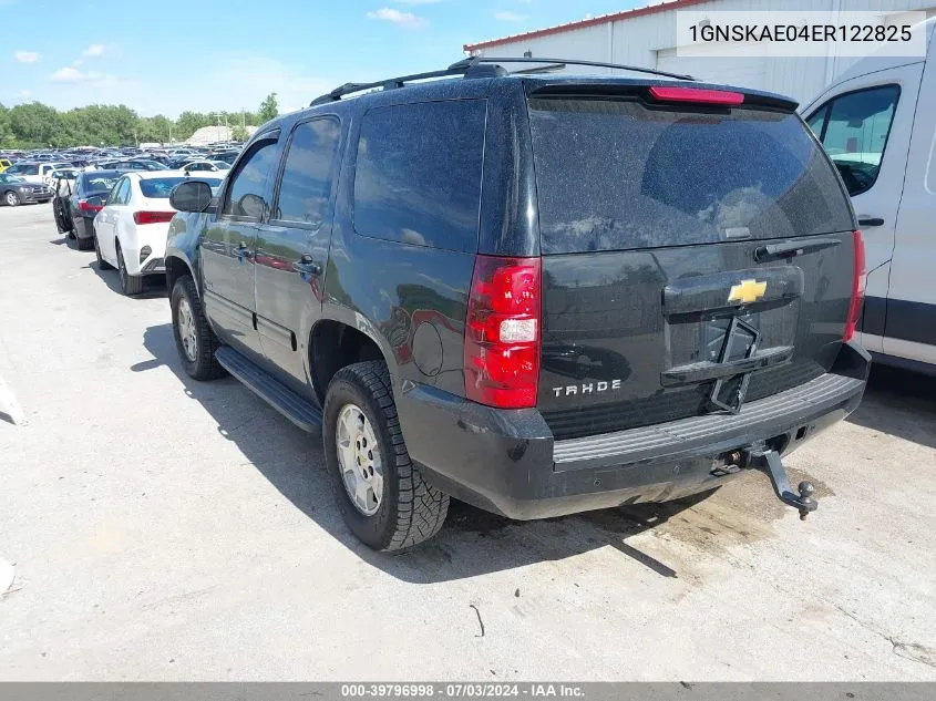 2014 Chevrolet Tahoe Ls VIN: 1GNSKAE04ER122825 Lot: 39796998