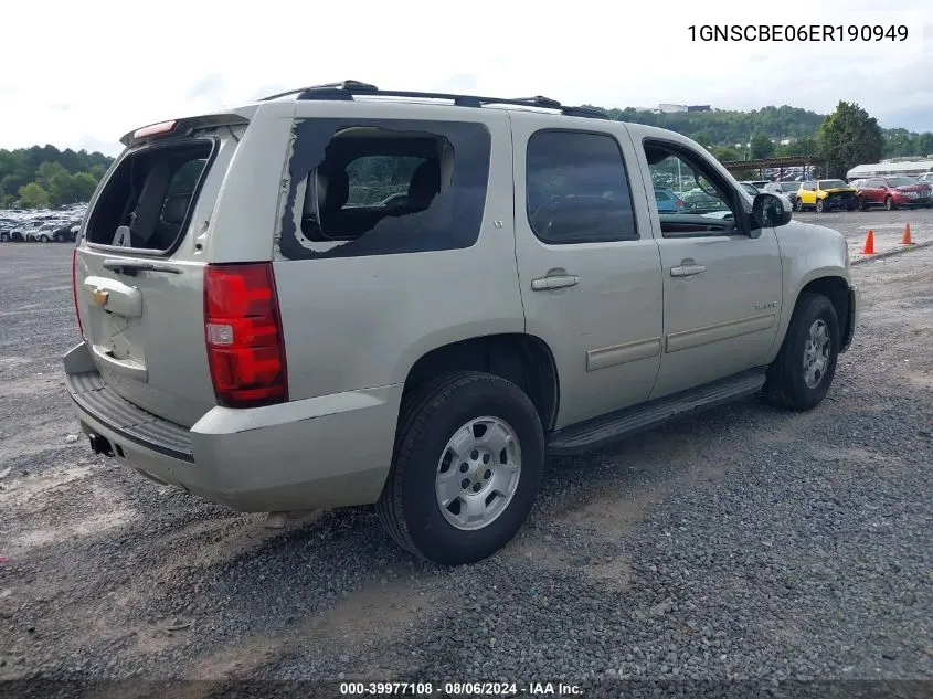 1GNSCBE06ER190949 2014 Chevrolet Tahoe Lt