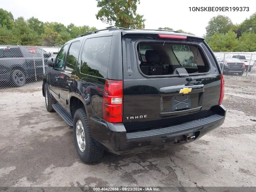 2014 Chevrolet Tahoe Lt VIN: 1GNSKBE09ER199373 Lot: 40422658