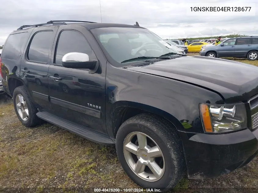 2014 Chevrolet Tahoe K1500 Lt VIN: 1GNSKBE04ER128677 Lot: 40475200