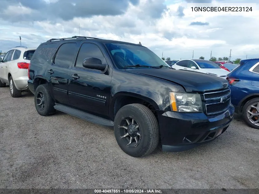 1GNSCBE04ER223124 2014 Chevrolet Tahoe C1500 Lt