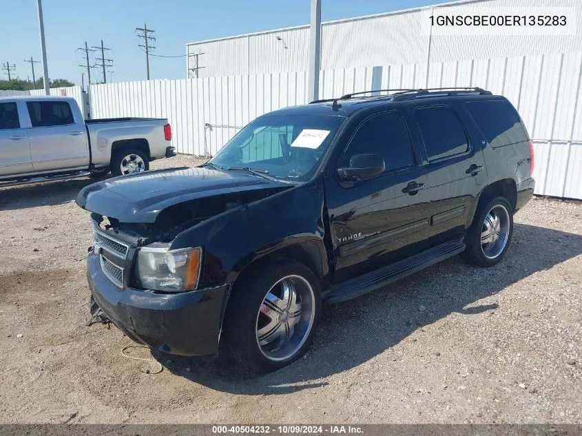 2014 Chevrolet Tahoe Lt VIN: 1GNSCBE00ER135283 Lot: 40504232