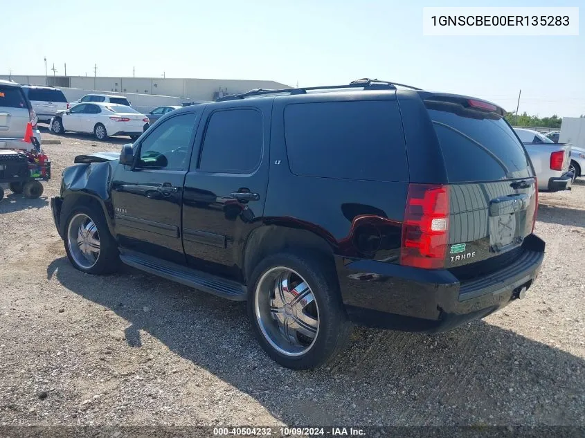 2014 Chevrolet Tahoe Lt VIN: 1GNSCBE00ER135283 Lot: 40504232