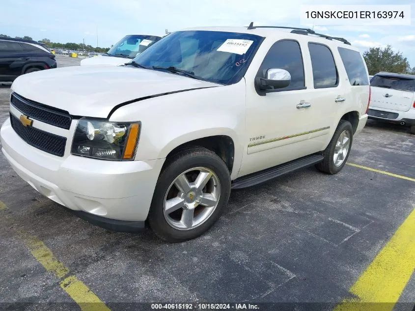 2014 Chevrolet Tahoe Ltz VIN: 1GNSKCE01ER163974 Lot: 40615192