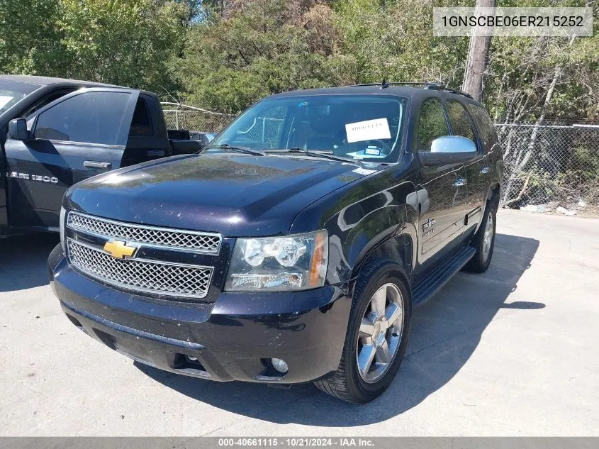 2014 Chevrolet Tahoe Lt VIN: 1GNSCBE06ER215252 Lot: 40661115