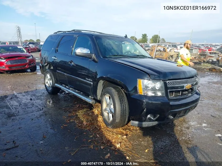 2014 Chevrolet Tahoe Ltz VIN: 1GNSKCE01ER166972 Lot: 40747170