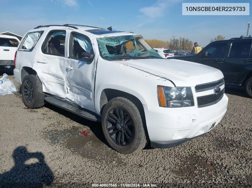 1GNSCBE04ER229733 2014 Chevrolet Tahoe Lt