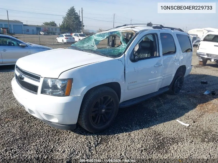 1GNSCBE04ER229733 2014 Chevrolet Tahoe Lt