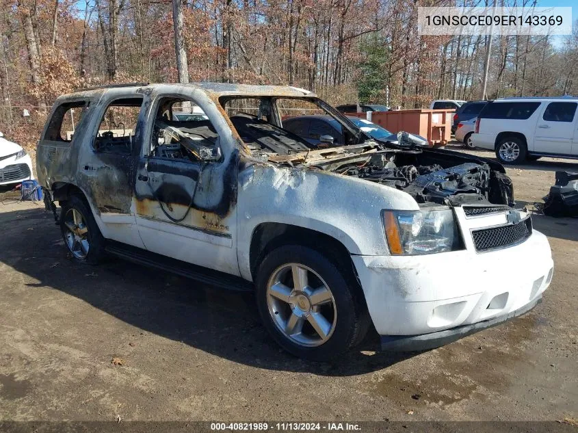 2014 Chevrolet Tahoe Ltz VIN: 1GNSCCE09ER143369 Lot: 40821989