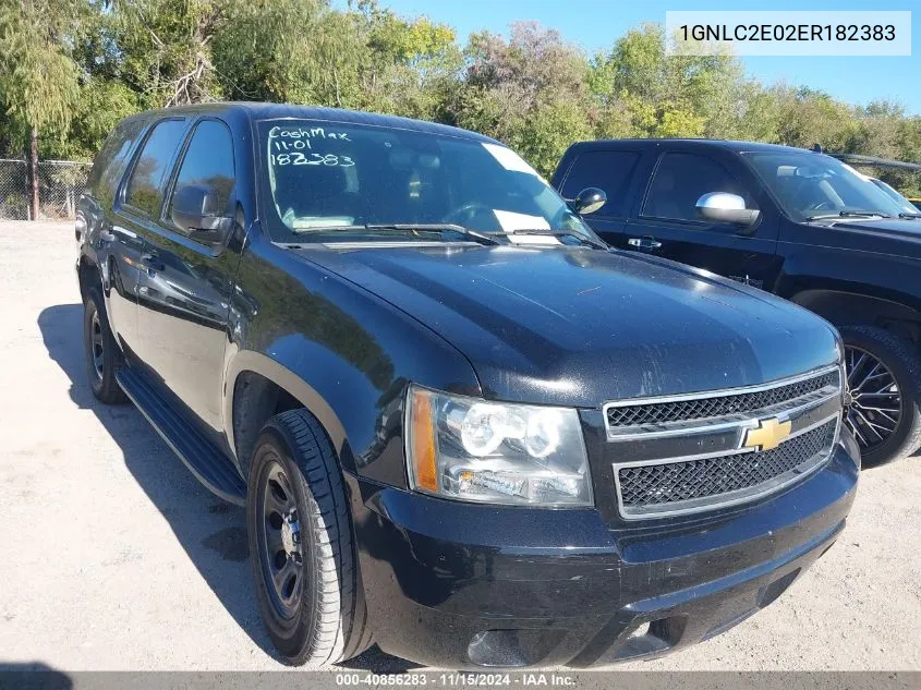 2014 Chevrolet Tahoe Commercial Fleet VIN: 1GNLC2E02ER182383 Lot: 40856283