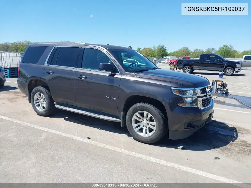 1GNSKBKC5FR109037 2015 Chevrolet Tahoe Lt