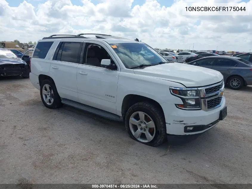 2015 Chevrolet Tahoe Lt VIN: 1GNSCBKC6FR175044 Lot: 39704574