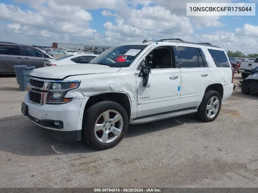 2015 Chevrolet Tahoe Lt VIN: 1GNSCBKC6FR175044 Lot: 39704574