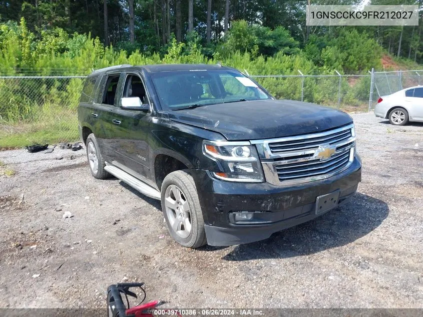 2015 Chevrolet Tahoe Ltz VIN: 1GNSCCKC9FR212027 Lot: 39710386