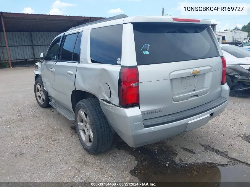 2015 Chevrolet Tahoe C1500 Lt VIN: 1GNSCBKC4FR169727 Lot: 39754469