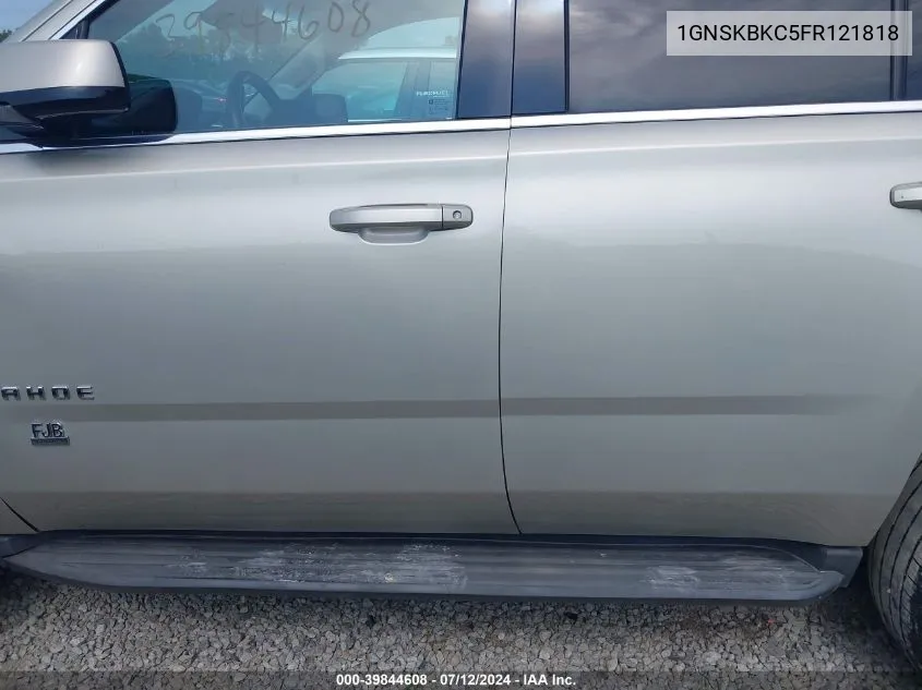 1GNSKBKC5FR121818 2015 Chevrolet Tahoe Lt