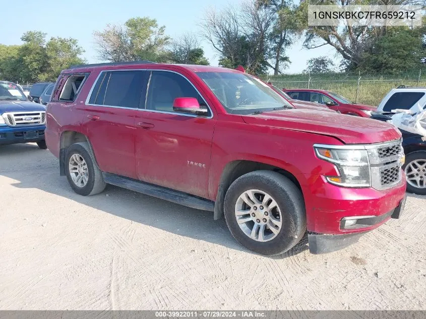 1GNSKBKC7FR659212 2015 Chevrolet Tahoe Lt