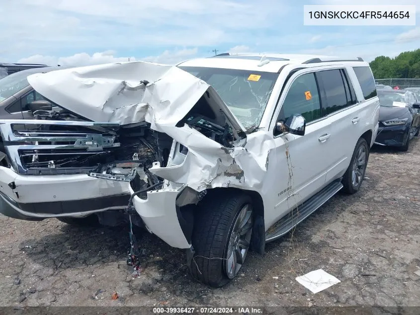 2015 Chevrolet Tahoe Ltz VIN: 1GNSKCKC4FR544654 Lot: 39936427