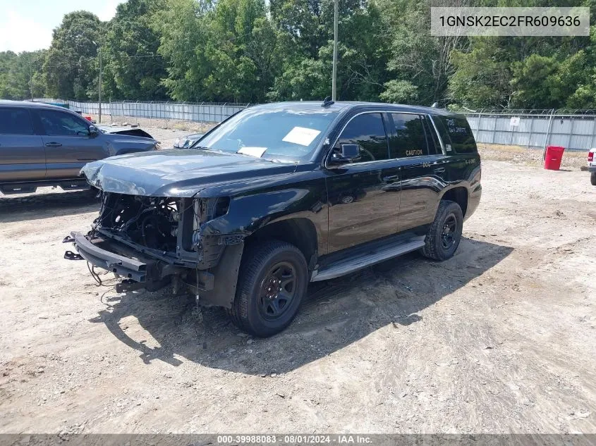 1GNSK2EC2FR609636 2015 Chevrolet Tahoe Commercial Fleet