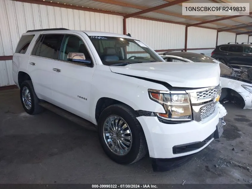 1GNSCBKC9FR249833 2015 Chevrolet Tahoe Lt