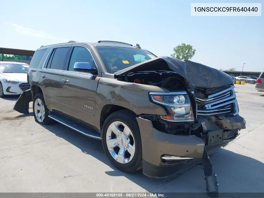 2015 Chevrolet Tahoe Ltz VIN: 1GNSCCKC9FR640440 Lot: 40169105