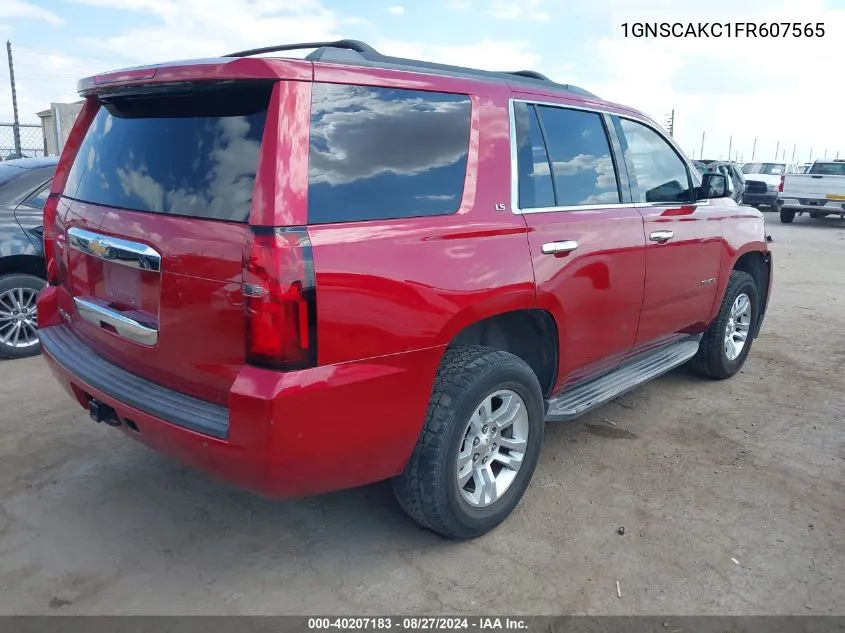 2015 Chevrolet Tahoe Ls VIN: 1GNSCAKC1FR607565 Lot: 40207183