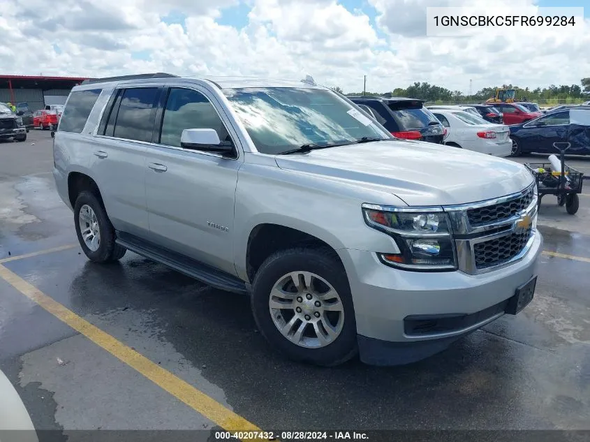 2015 Chevrolet Tahoe Lt VIN: 1GNSCBKC5FR699284 Lot: 40207432