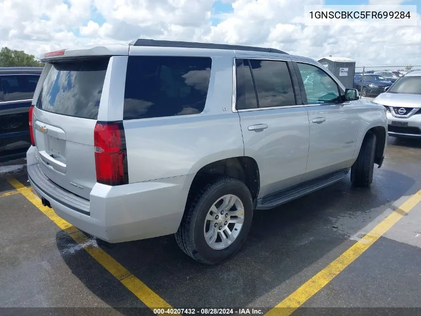 2015 Chevrolet Tahoe Lt VIN: 1GNSCBKC5FR699284 Lot: 40207432