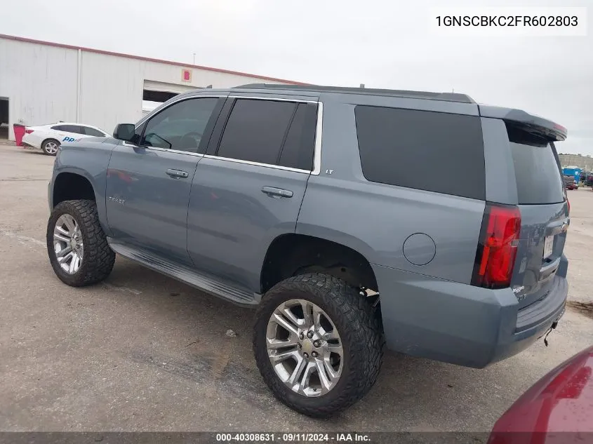 1GNSCBKC2FR602803 2015 Chevrolet Tahoe Lt