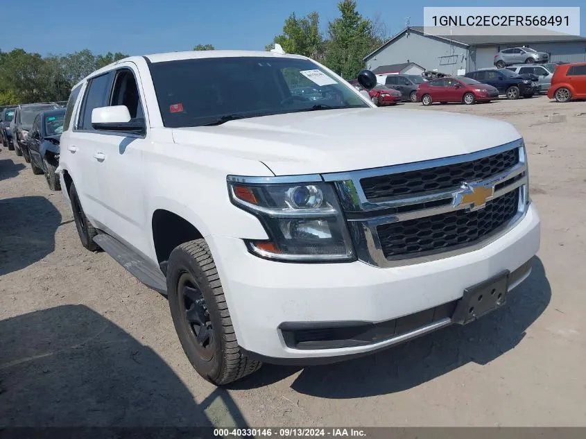 2015 Chevrolet Tahoe Commercial Fleet VIN: 1GNLC2EC2FR568491 Lot: 40330146