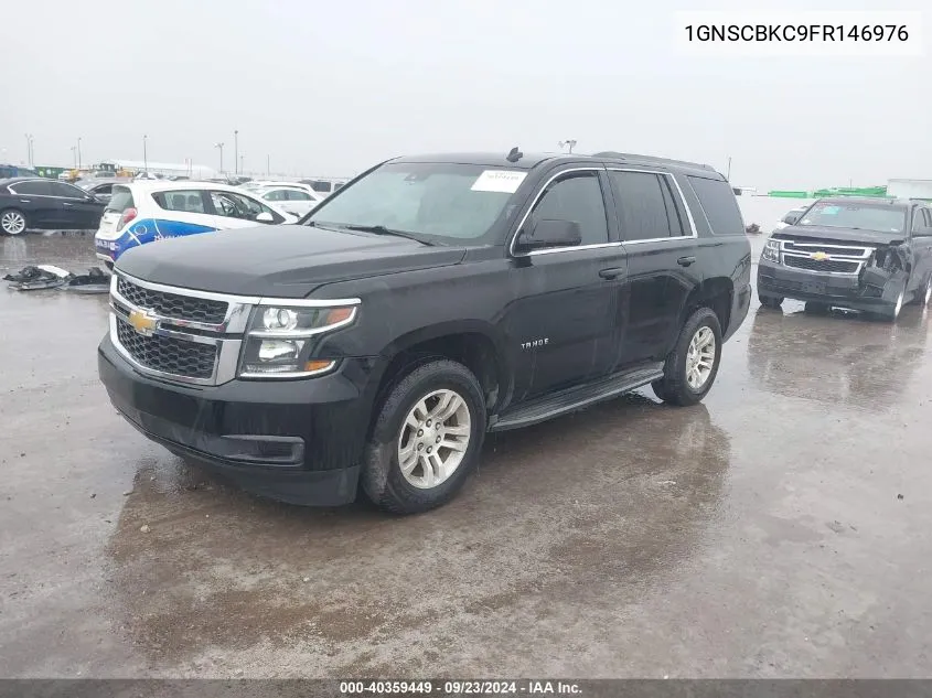 2015 Chevrolet Tahoe Lt VIN: 1GNSCBKC9FR146976 Lot: 40359449