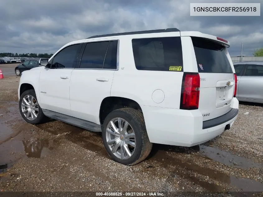 2015 Chevrolet Tahoe Lt VIN: 1GNSCBKC8FR256918 Lot: 40388525