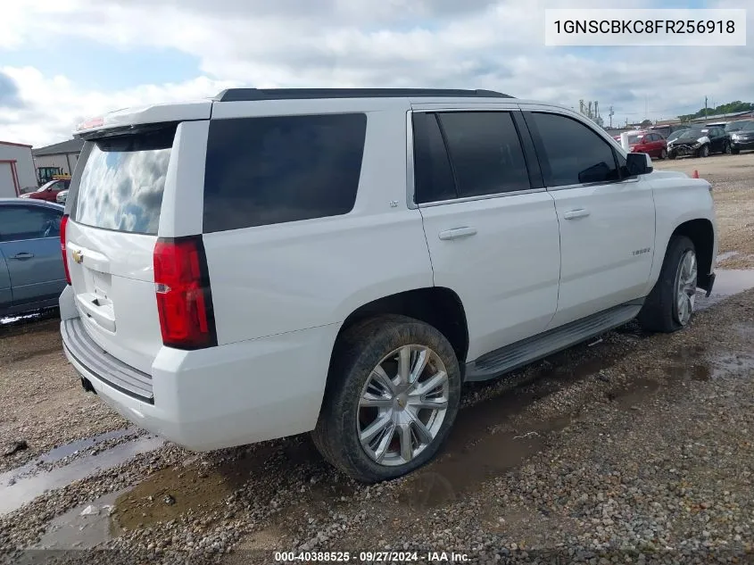 2015 Chevrolet Tahoe Lt VIN: 1GNSCBKC8FR256918 Lot: 40388525