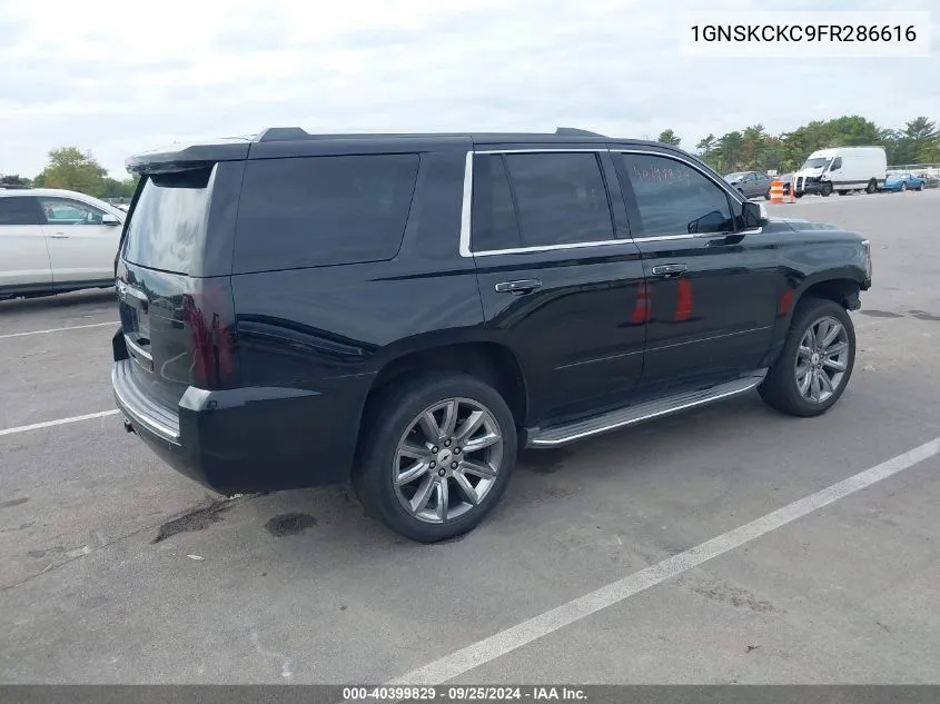 2015 Chevrolet Tahoe Ltz VIN: 1GNSKCKC9FR286616 Lot: 40399829