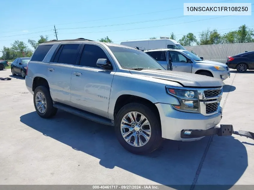 2015 Chevrolet Tahoe Ls VIN: 1GNSCAKC1FR108250 Lot: 40461717