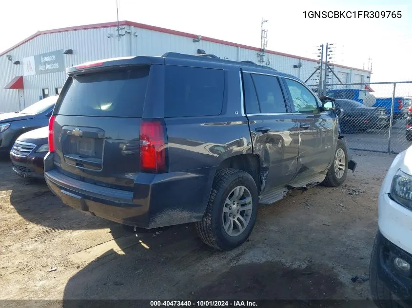 2015 Chevrolet Tahoe C1500 Lt VIN: 1GNSCBKC1FR309765 Lot: 40473440