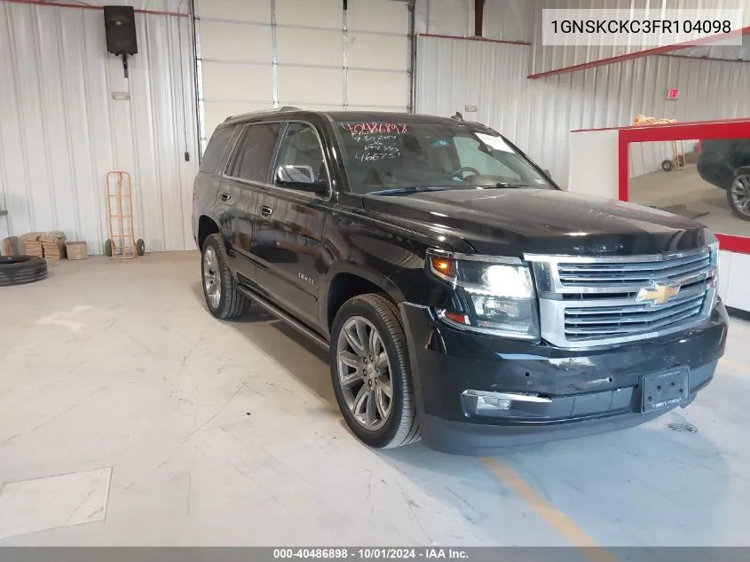 2015 Chevrolet Tahoe Ltz VIN: 1GNSKCKC3FR104098 Lot: 40486898