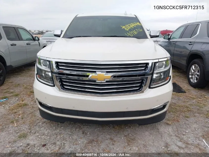 2015 Chevrolet Tahoe C1500 Ltz VIN: 1GNSCCKC5FR712315 Lot: 40488716