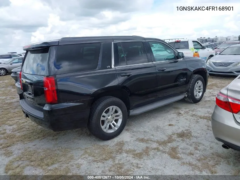 2015 Chevrolet Tahoe K1500 Ls VIN: 1GNSKAKC4FR168901 Lot: 40512677