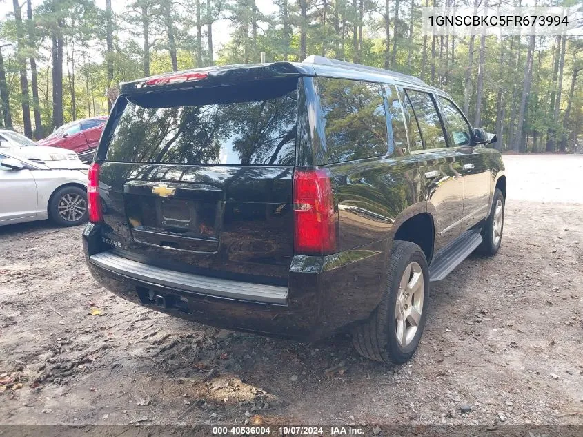 2015 Chevrolet Tahoe Lt VIN: 1GNSCBKC5FR673994 Lot: 40536004