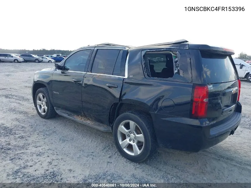 2015 Chevrolet Tahoe Lt VIN: 1GNSCBKC4FR153396 Lot: 40540861